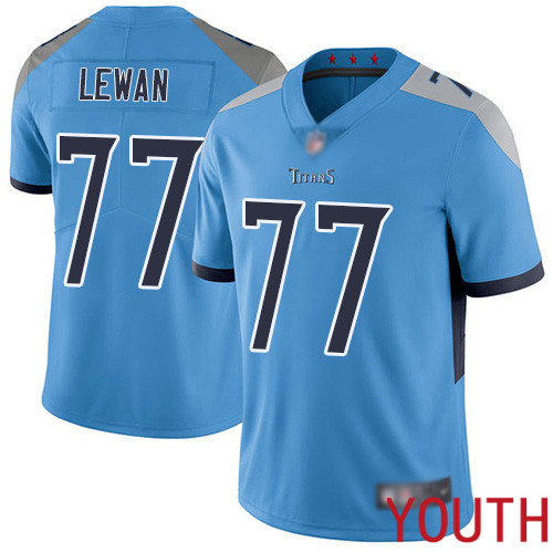 Tennessee Titans Limited Light Blue Youth Taylor Lewan Alternate Jersey NFL Football #77 Vapor Untouchable
